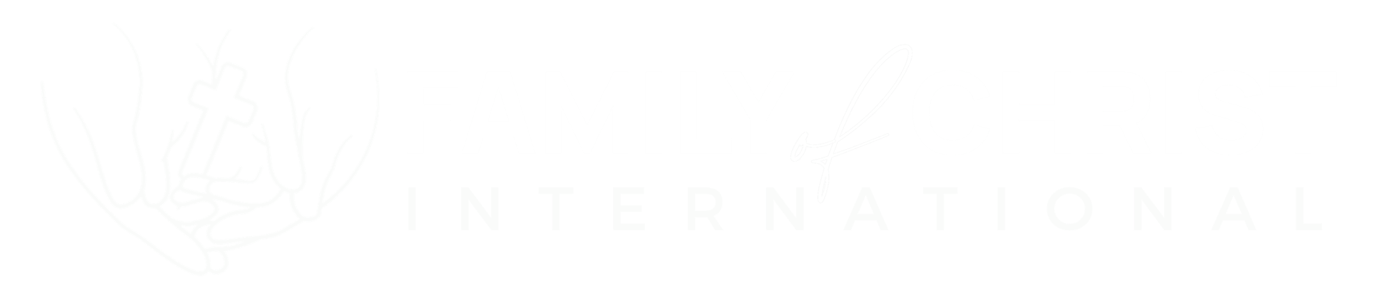Family of Christ International - White Logo
