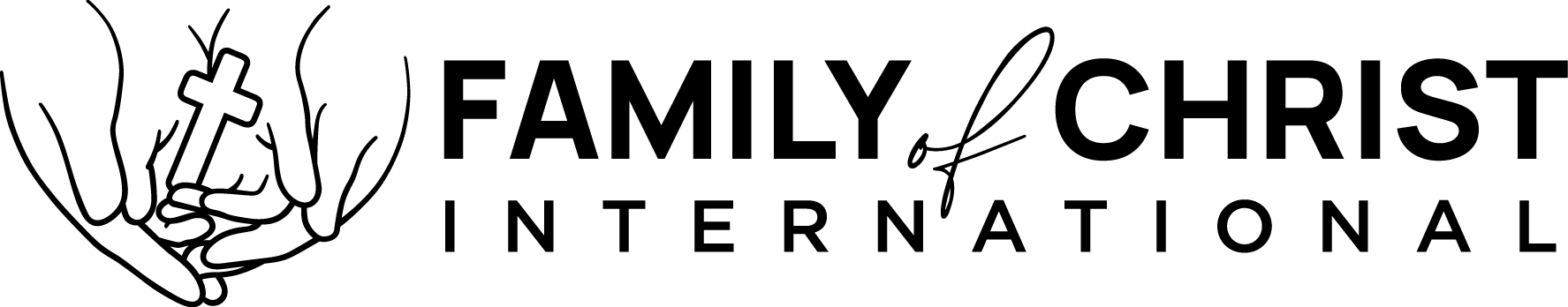 Family of Christ International Logo - Black
