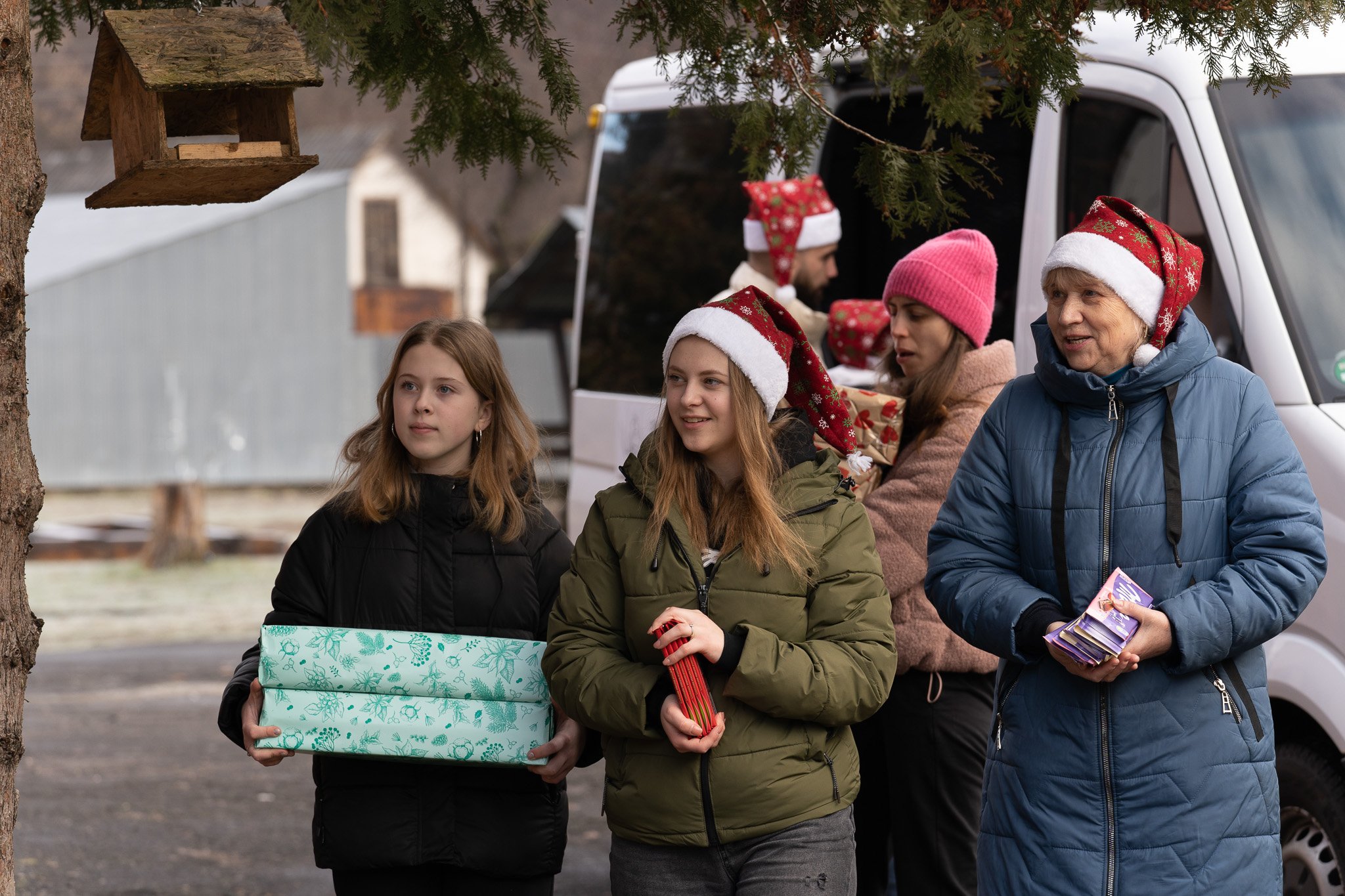 Delivering christmas gifts in Ukraine | Family of Christ International